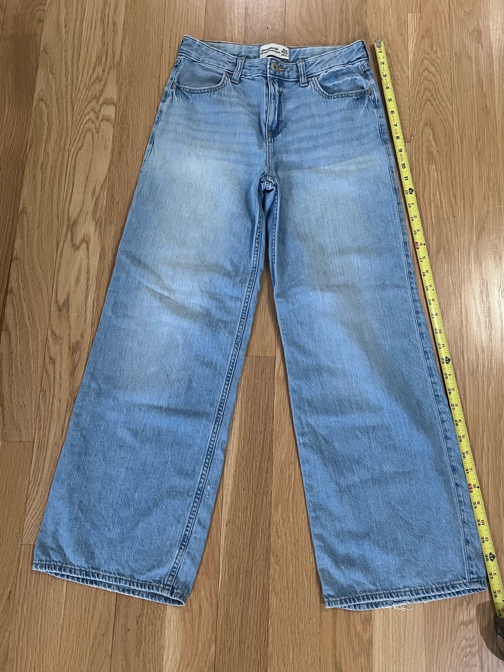 Abercrombie Kids High Rise Ultra Wide Leg Jean - 15/16 Regular
